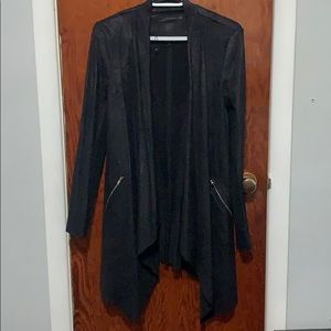Black  casual coat